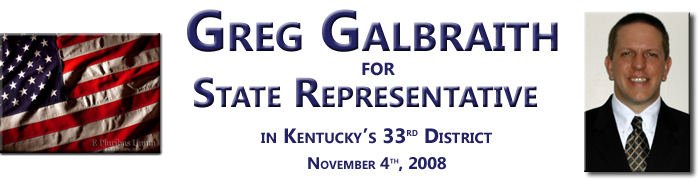 Greg Galbraith for Kentucky State Representative
